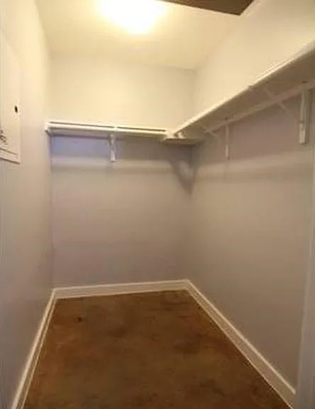 bedroom walk-in closet