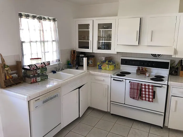 Sink in kitchen
