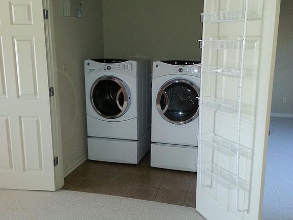 washer and dryer installed