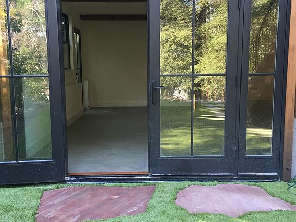 View from French doors.