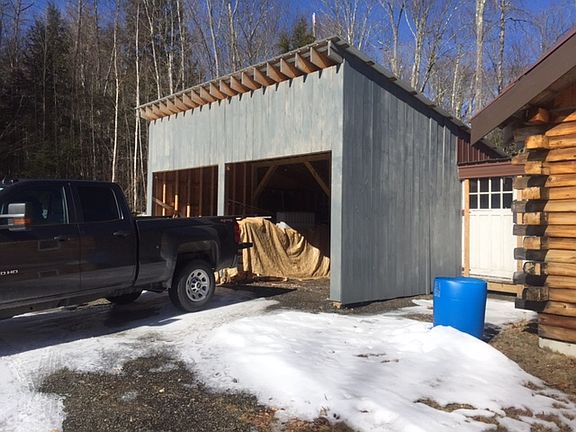 pole barn for wood and cars