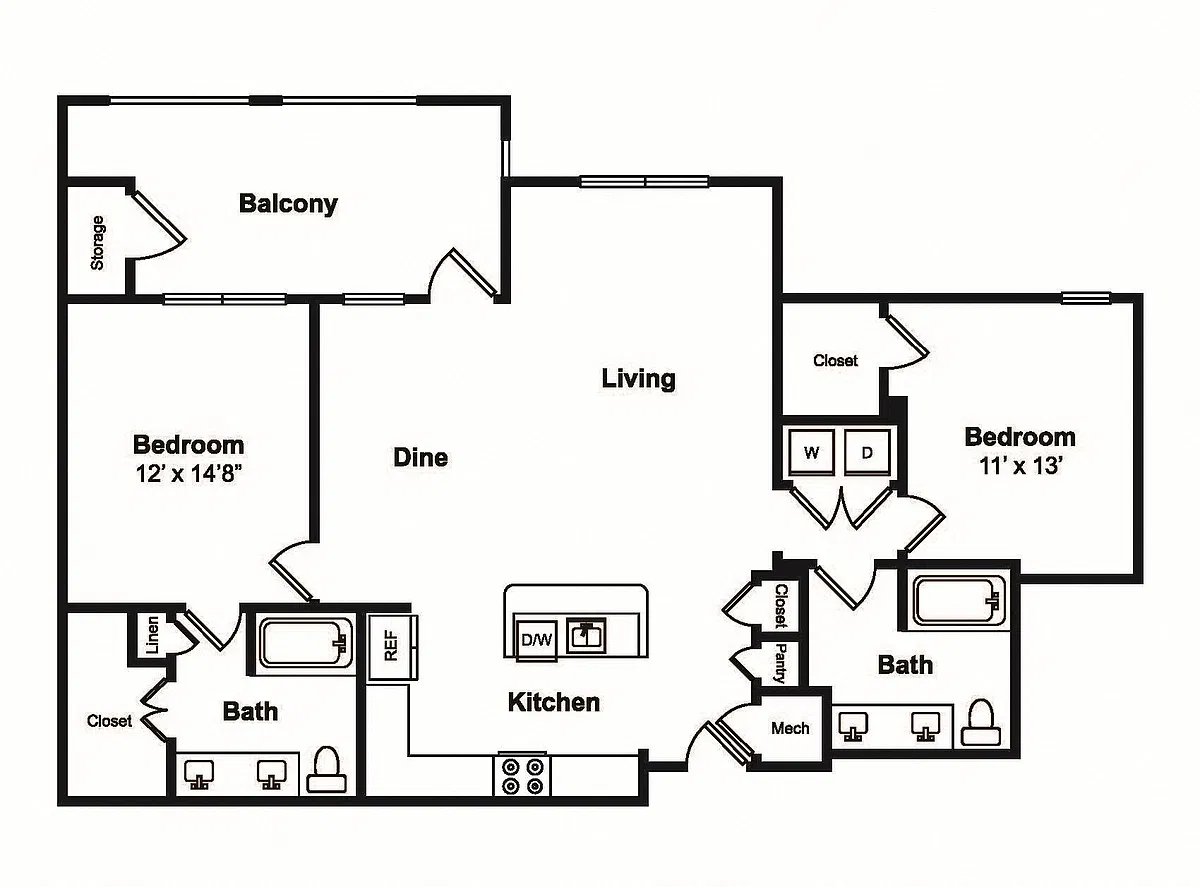 Floor plan B4