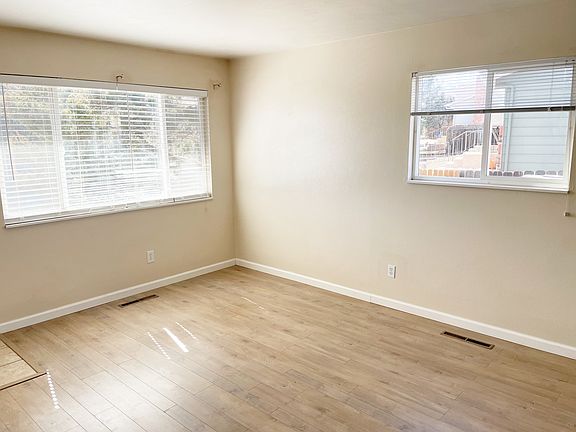 Living room with mountain views