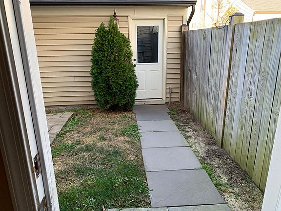 Walkway from kitchen to detached garage
