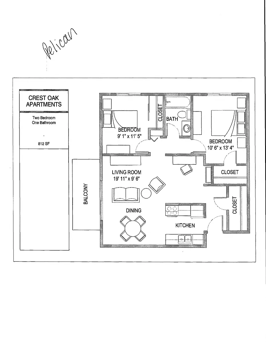 Floor plan Pelican