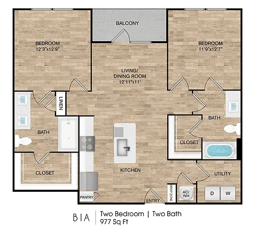Floor plan B1A