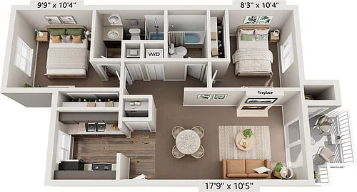 Floor plan 2/2 A - Ta Reno