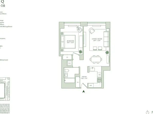 210 Warren St #16Q, New York, NY 10282