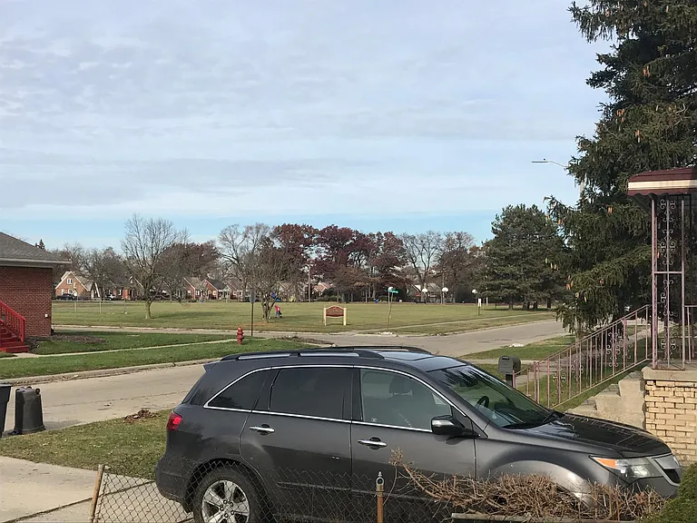 Sideview of front porch