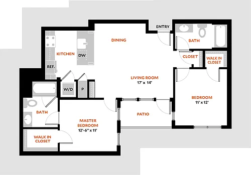 Floor plan Plan 2B