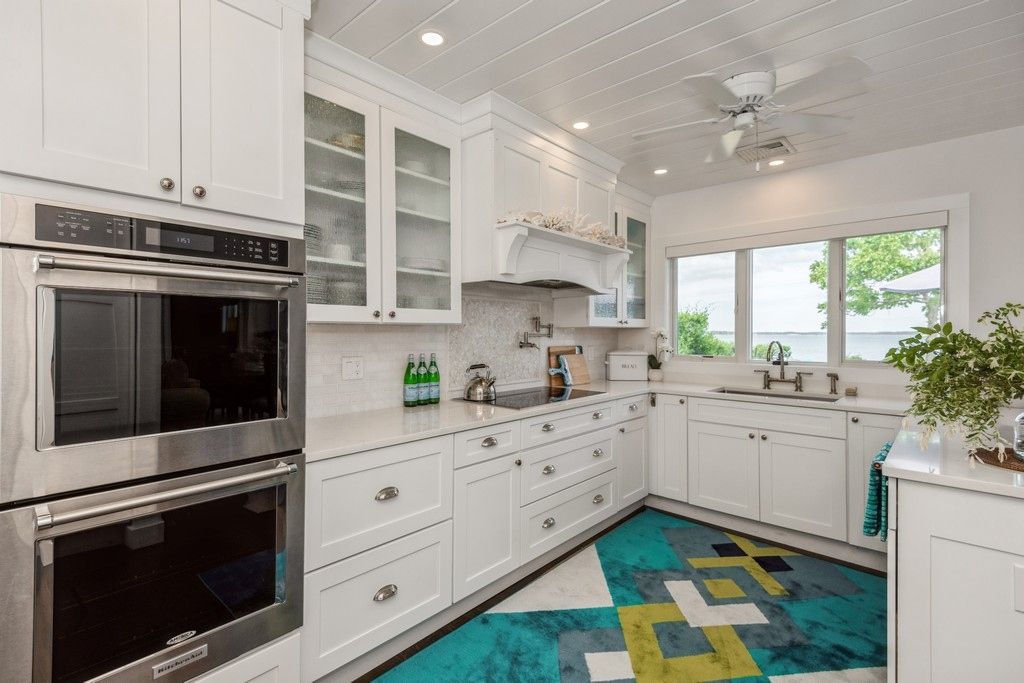 Brand New Chef's Kitchen with Plenty of Task Lighting and Double Wall Oven