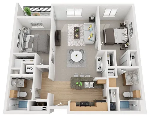 Floor plan 2X2