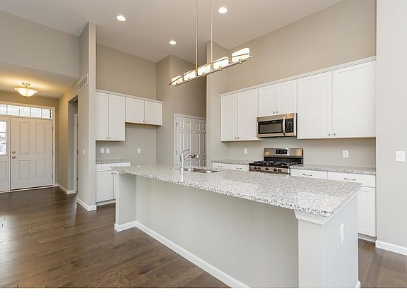 Kitchen with Large Seating Island