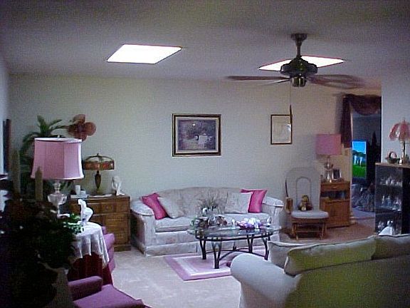Living Rm.w/skylights