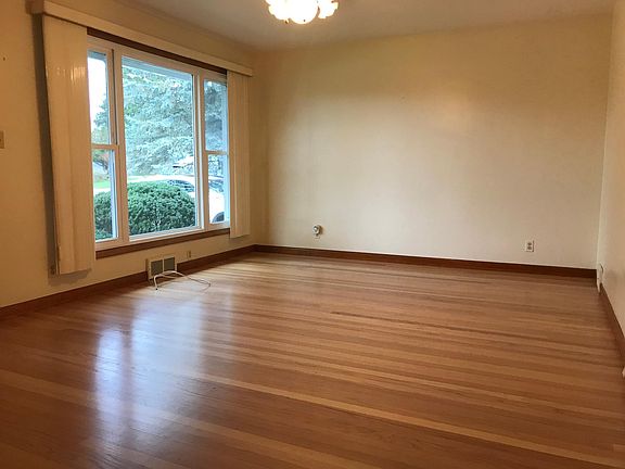 Living room with beautiful hardwood floors