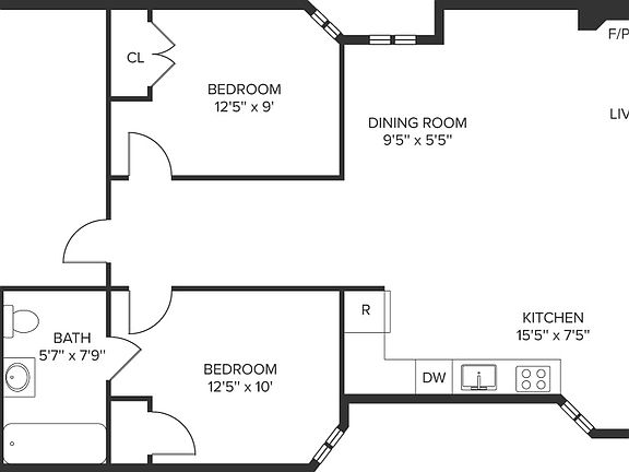 2nd image of 65 W 70th St #3B