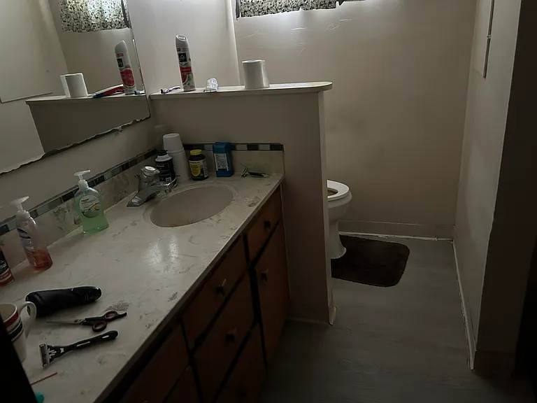 Basement bathroom