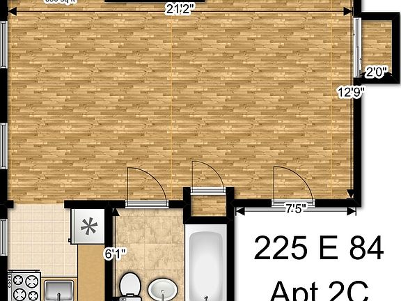 2nd image of 225 E 84th St APT 2C