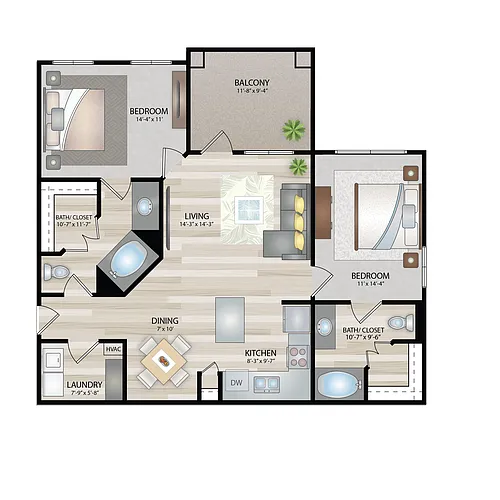 Floor plan B1