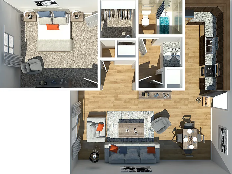 One Bedroom One Bedroom