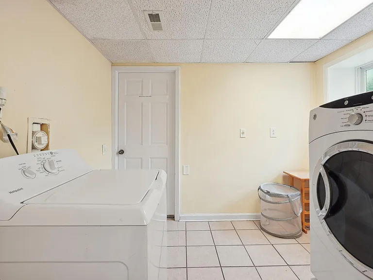 Laundry Room with washer/dryer -Basement Level