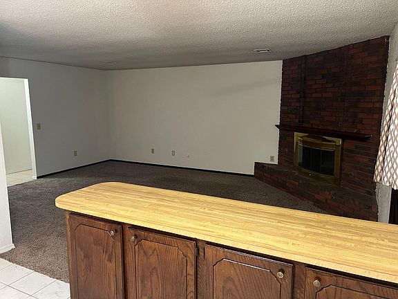 View from Kitchen into Living Room