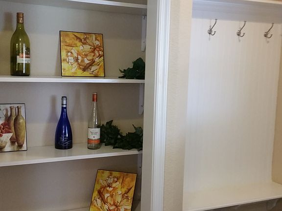 LG pantry /coat rack w bench