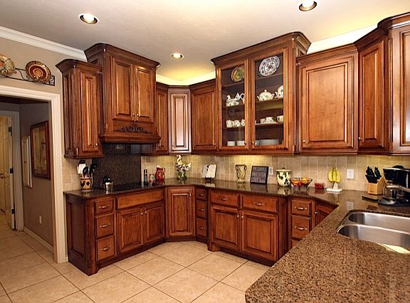 Custom cabinets, granite