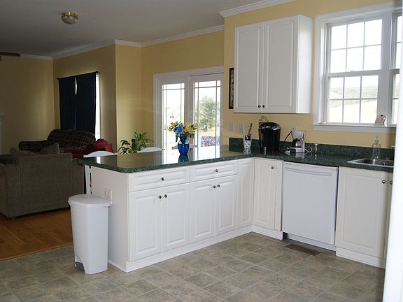 Kitchen open to Family Room