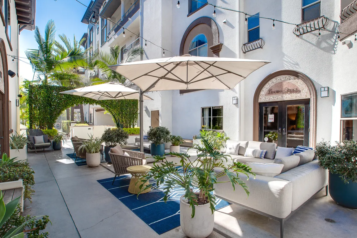 Get transported into relaxation mode at your community courtyard