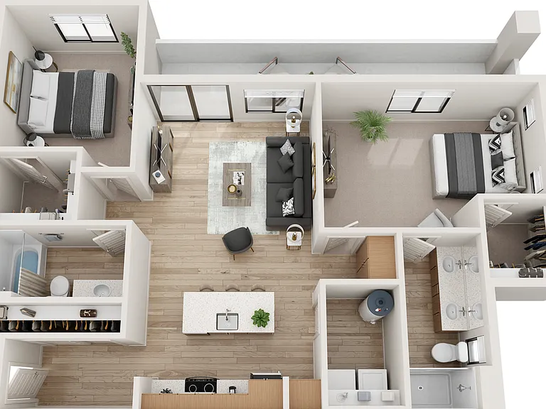 2 Bedroom | 2 Bathroom 2 Bedroom | 2 Bathroom