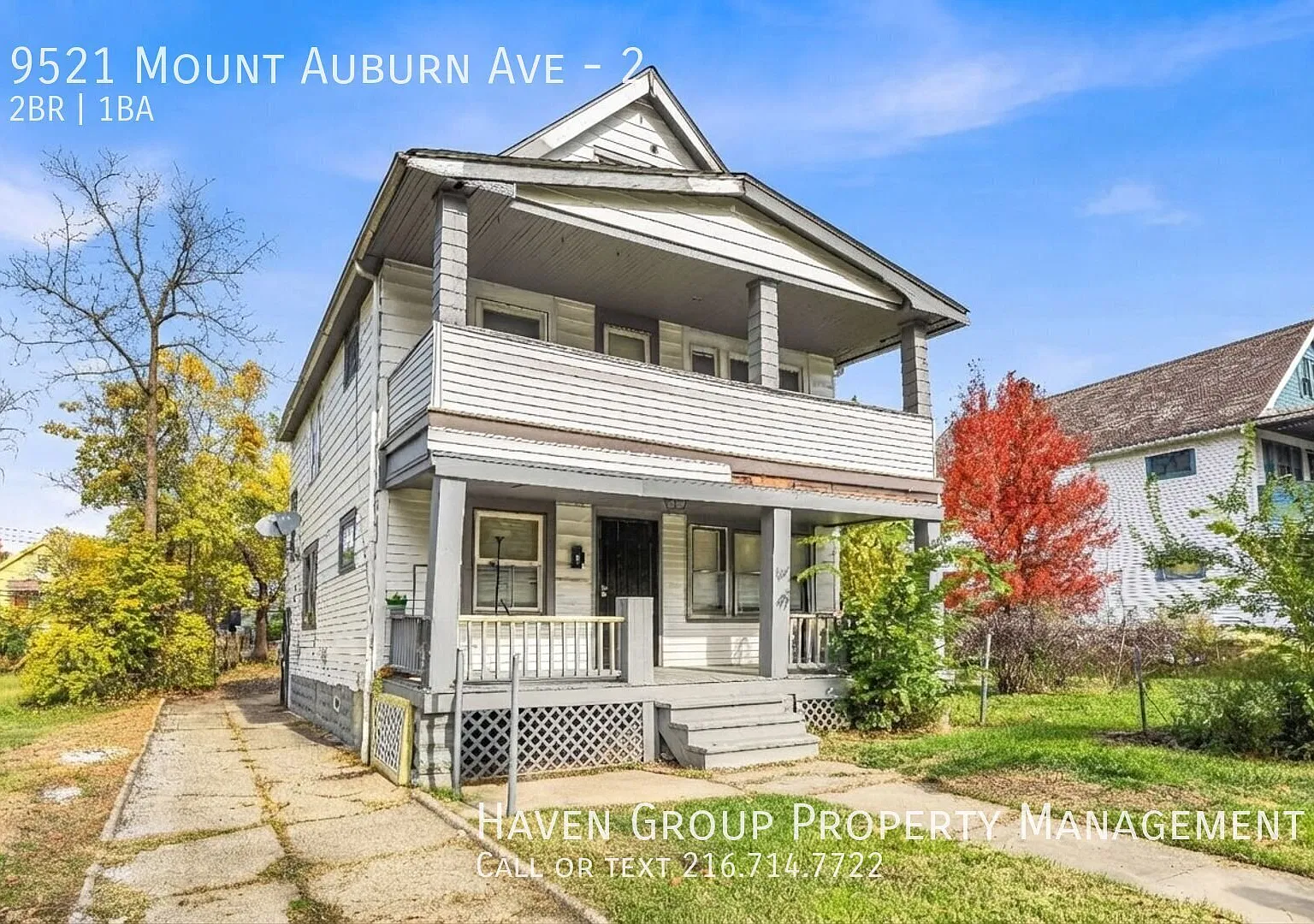 9521 Mount Auburn Ave | Unit 2, Cleveland, OH 44104 - Spacious 2-bed 1-bath multi-family home! — Photo 2