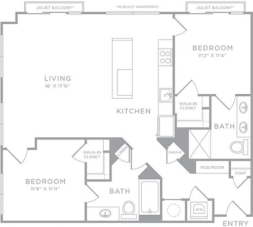 Floor plan B6