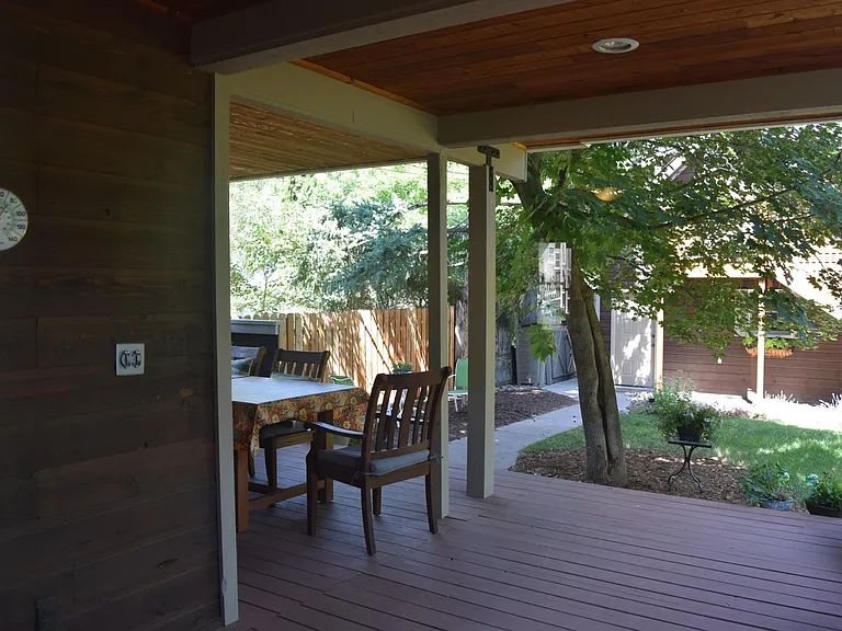 Covered Back Porch