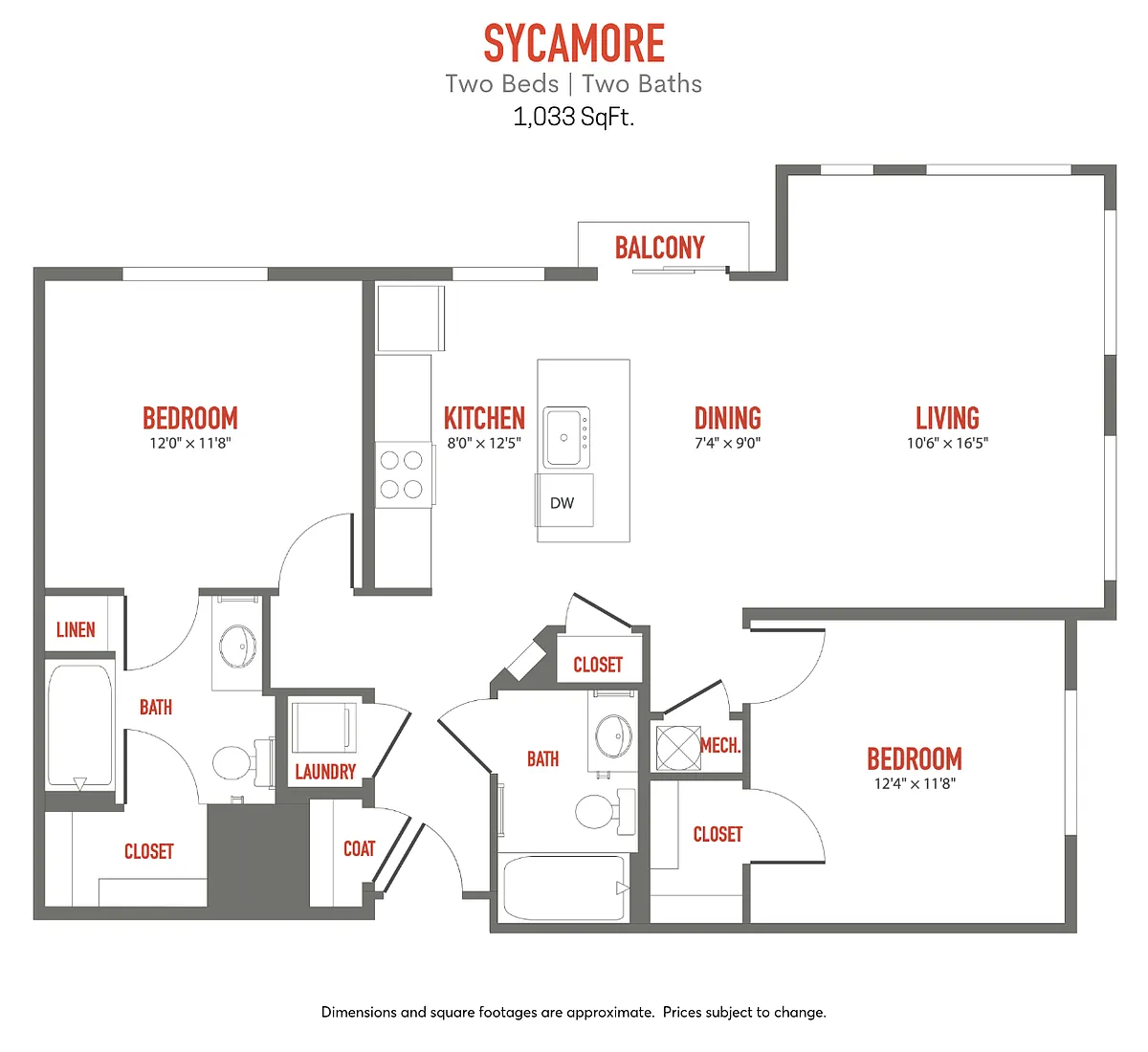 Floor plan Sycamore