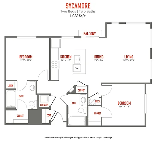 Floor plan Sycamore