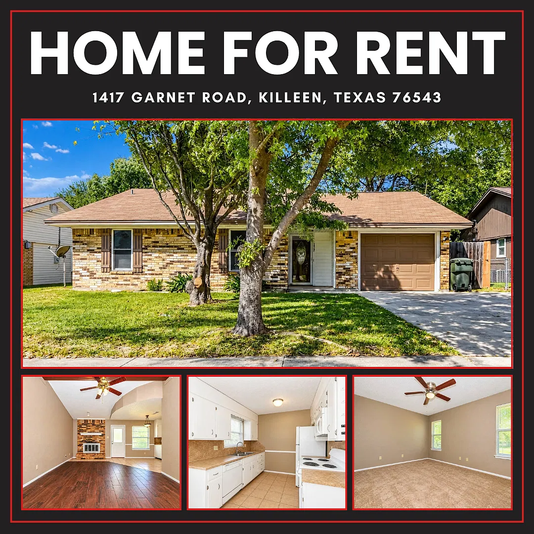3-Bedroom Killeen Home with Fireplace & Garage — Photo 1