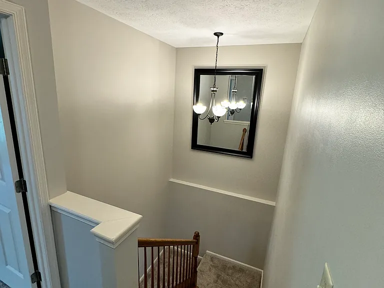 Bright stairwell to the second floor