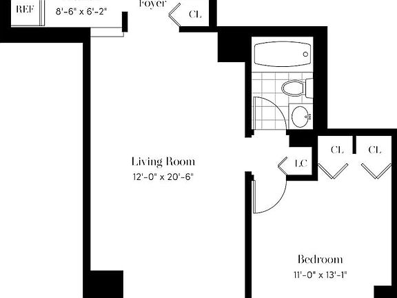 2nd image of 124 W 60th St APT 22B