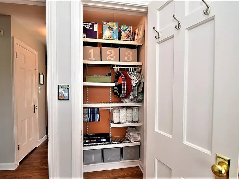 Closet in the first bedroom on the 2nd floor
