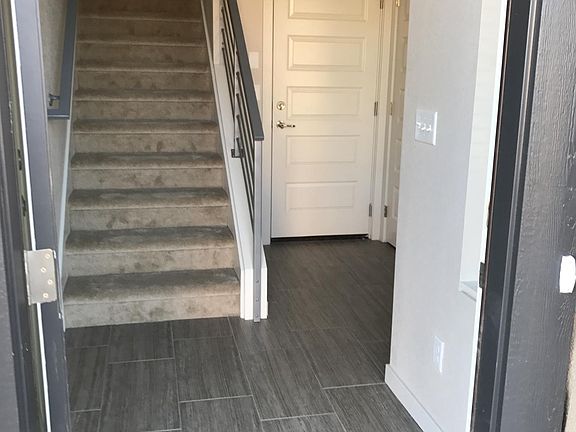 Beautifully tiled entryway
