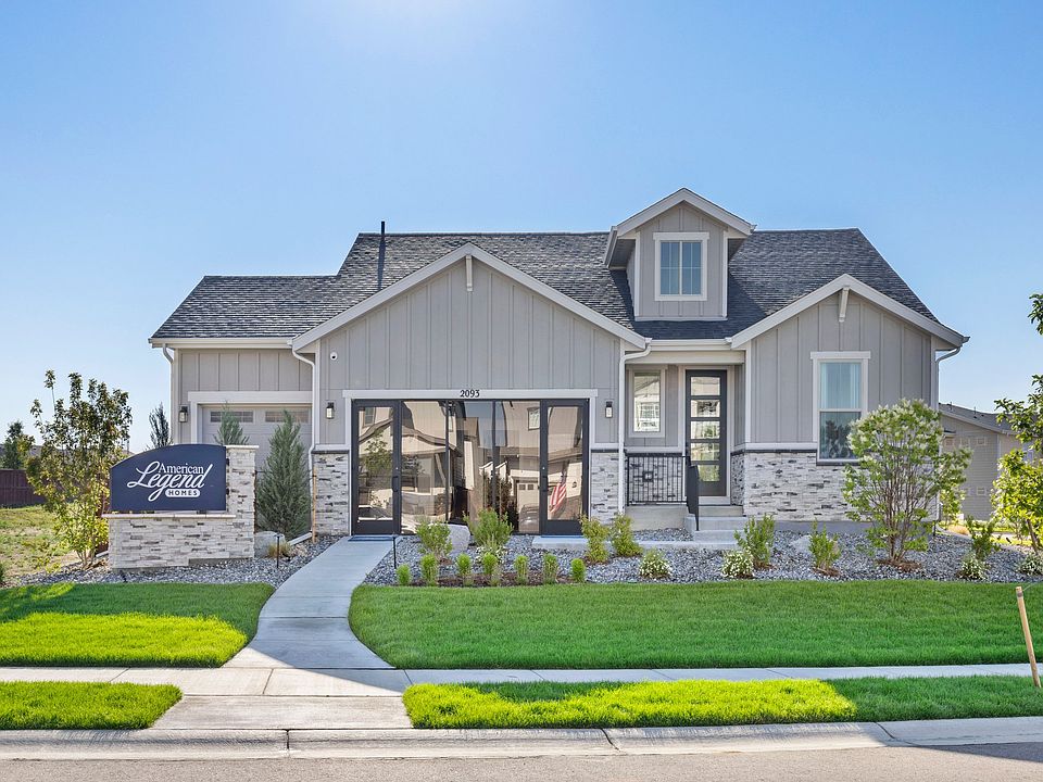 RainDance 60s Plan C417 Front Elevation by American Legend Homes
