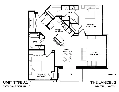 Floor plan A2