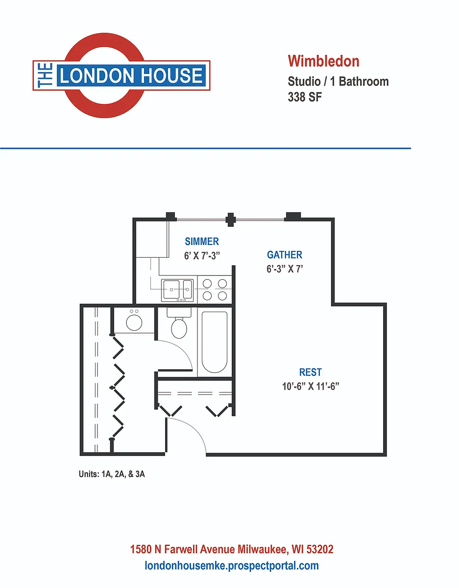 Floor plan Wimbledon