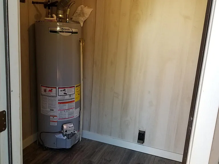 Storage room / Washer Dryer off back deck
