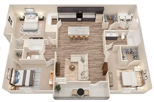 Floor plan 3 x 2 Maverick C1vr