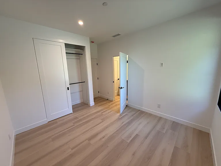 Upstairs bedroom 3 connects directly to upstairs hallway bathroom