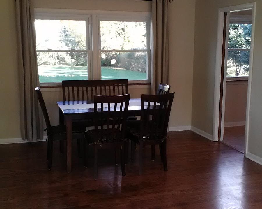 Dining room combined with living room