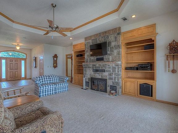 Living room and entry