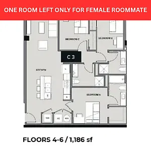 Floor plan C3